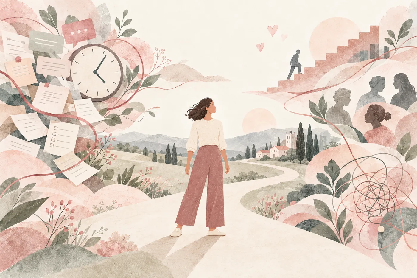 Ilustración del artículo sobre un entorno que pone a prueba nuestros recursos